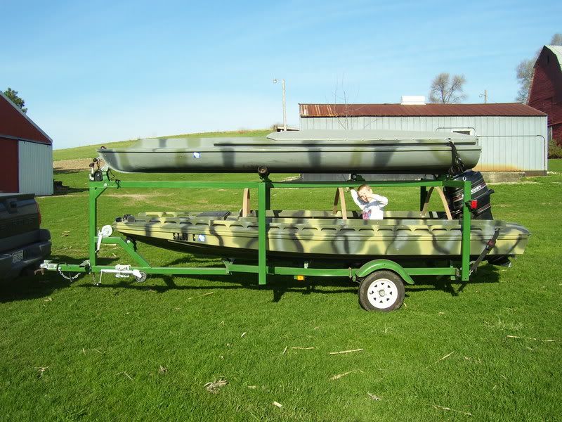 For Sale Devlin Scaup, Merrymeeting Scull and trailer Duck Hunting