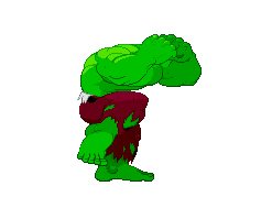Hulk Kicking Animated Gif Pictures, Images and Photos
