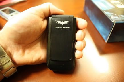 Dark Knight phone: Nokia 6205 - Image courtesy of Gizmodo Dark Knight phone: Nokia 6205 - Image courtesy of Gizmodo