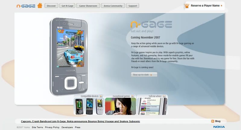 Nokia N-Gage site