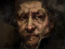 Rembrandt portrait done on the DS Rembrandt portrait done on the DS