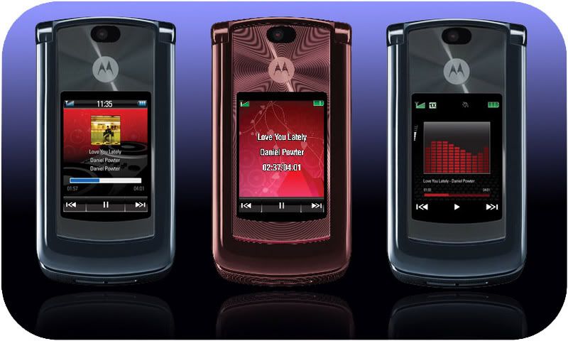 Razr2 V8 (GSM), V9 (3G), V9m (CDMA) phones respectively
