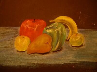 My Very First Chalk Pastel Still Life