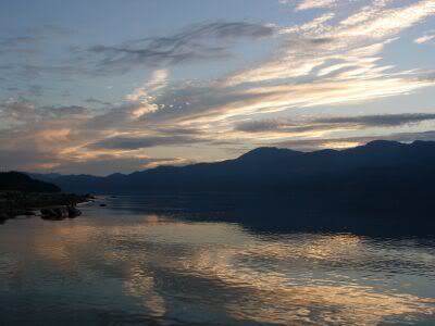 Looking south on Harrison Lake