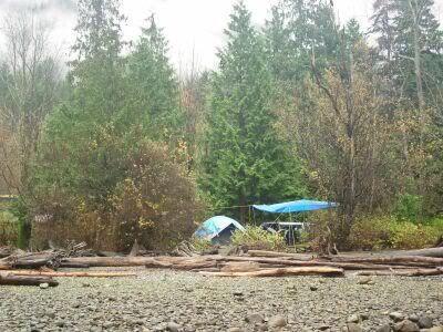 Campsite on Howe Sound