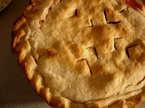 Rhubarb Pie a la Shannon