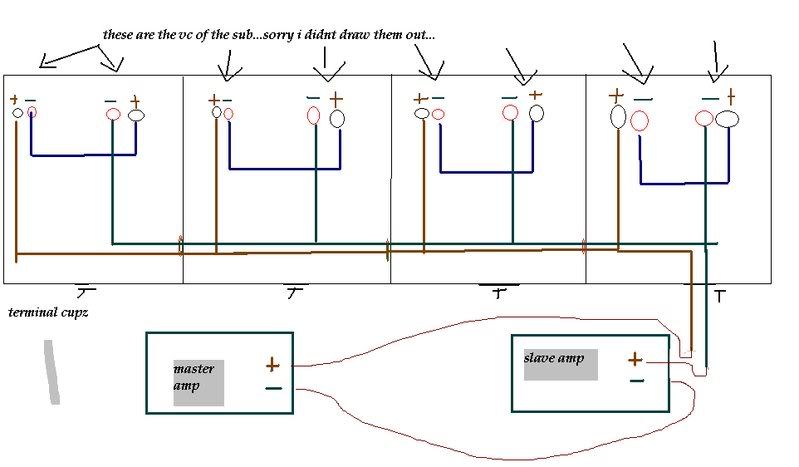 Hook up two amps one capacitor