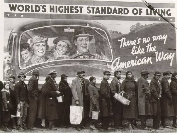 Great Depression Soup Line Pictures, Images and Photos