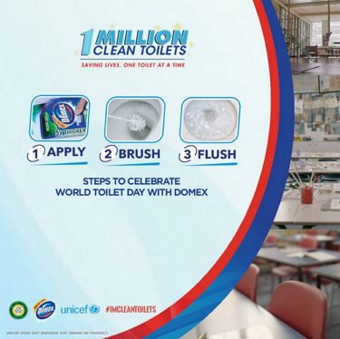 1M Clean Toilets