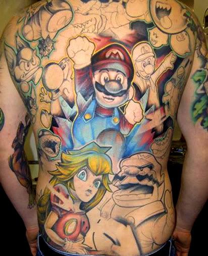 this tattoo is epic No that is not me but i only wish i was enough of a