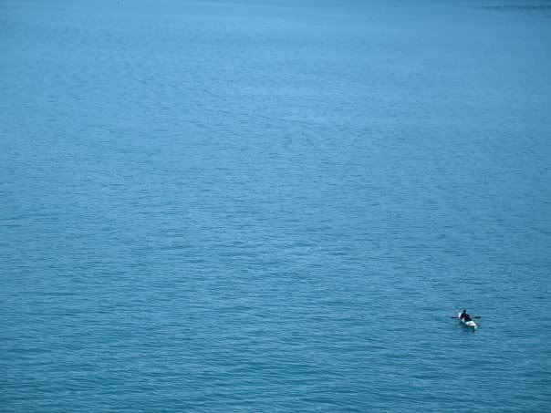 Kayaker in New Zealand