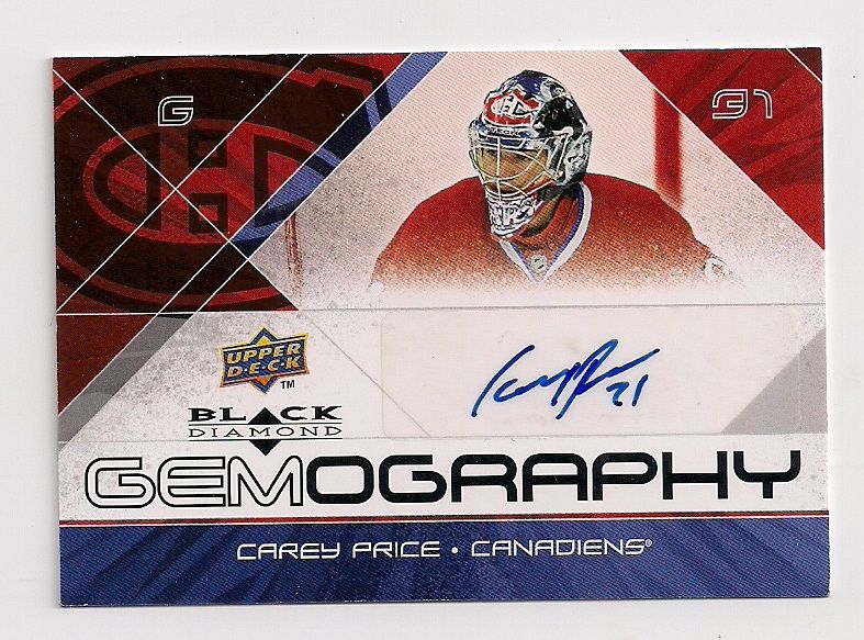 Carey Price Autograph