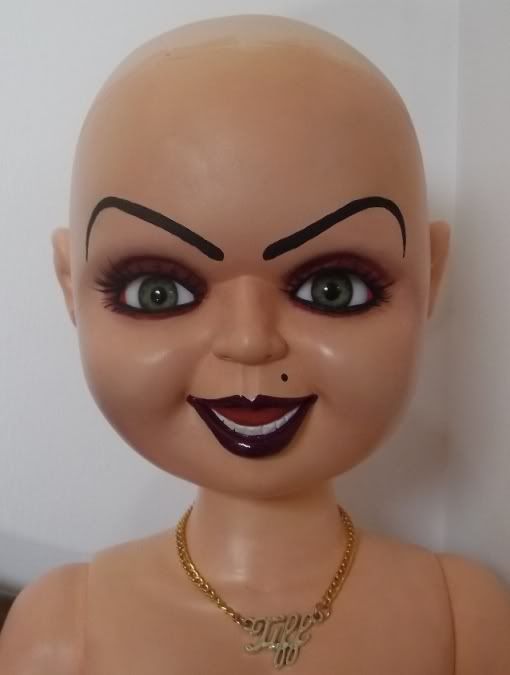 Bride of Chucky Tiffany doll modification WIP