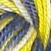 Navy, yellow, white 7.2 oz Corriedale Yarn