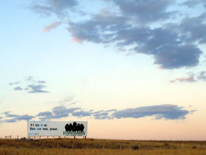 Stampede Steakhouse Sign