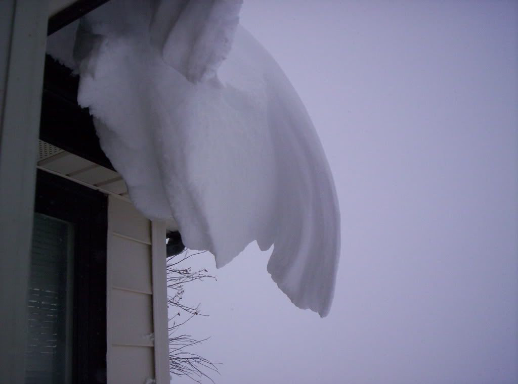 Snow on roof