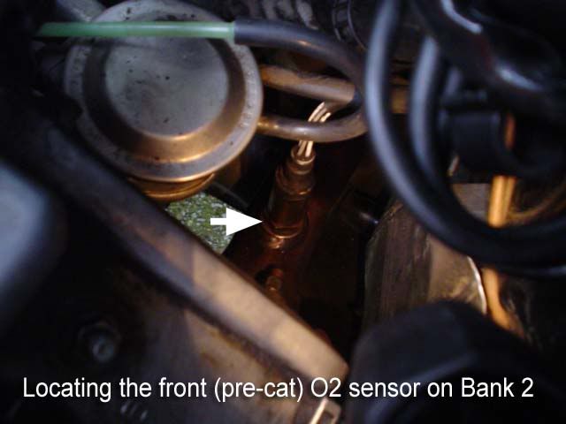 4. Remove upstream O2 sensor and set aside.