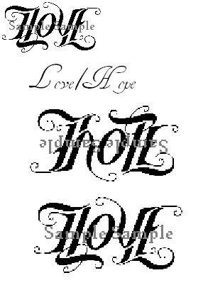 Ambigram Hope