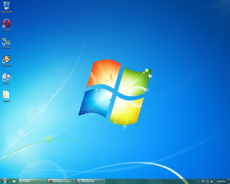 windows xp desktop wallpaper. Just installed Windows 7 like