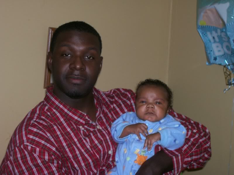 Aaron and daddy Aaron and daddy