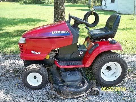 Craftsman best sale gt5000 seat