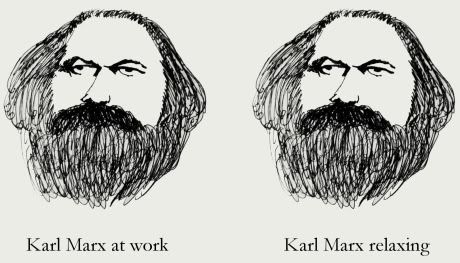 karl marx illustration
