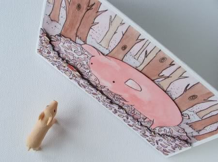 layered 3d card
