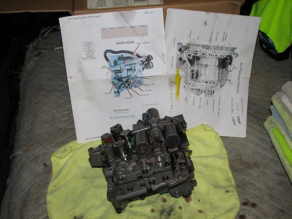 04 Nissan maxima transmission valve body #2