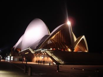 sydney at night