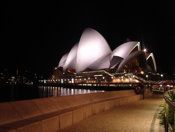 sydney at night