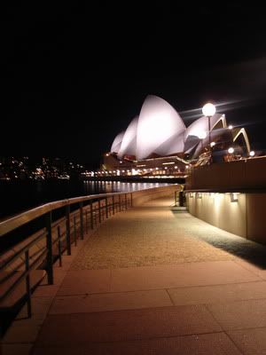 sydney at night