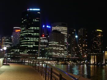sydney at night