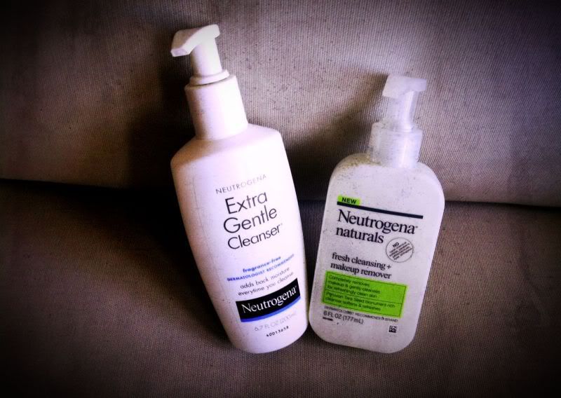 My Two Favorite Facial Cleansers: Neutrogena Extra Gentle and Neutrogena Naturals