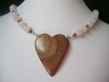 Walnut Heart Necklace