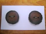 Set of Two 1" Tree Branch Buttons