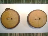 Set of TWO 1 1/8" Pear Tree Branch Buttons