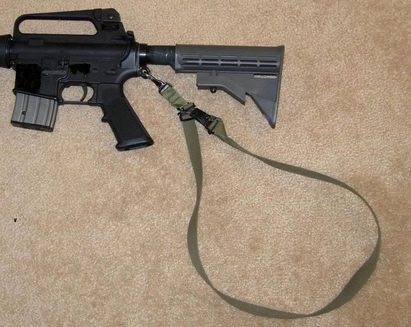 Home made single point sling (AR15) *pics*