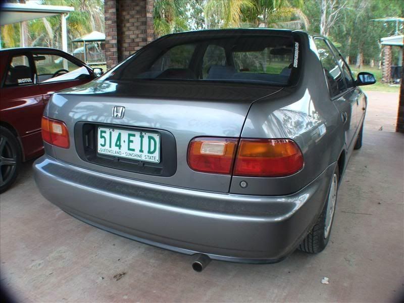 Gunmetal gray honda civic #7