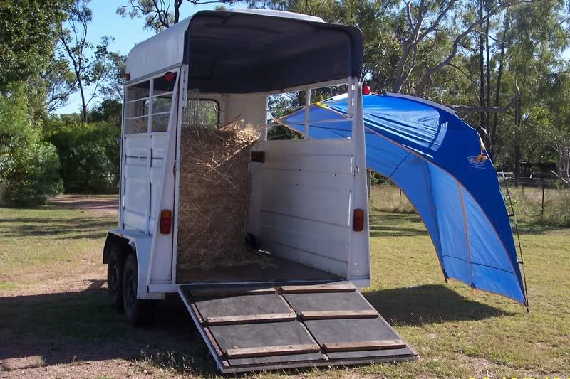 Manual Rollout Awning For Horsefloat Gooseneck Jillaroo Caravan Awnings Accessories