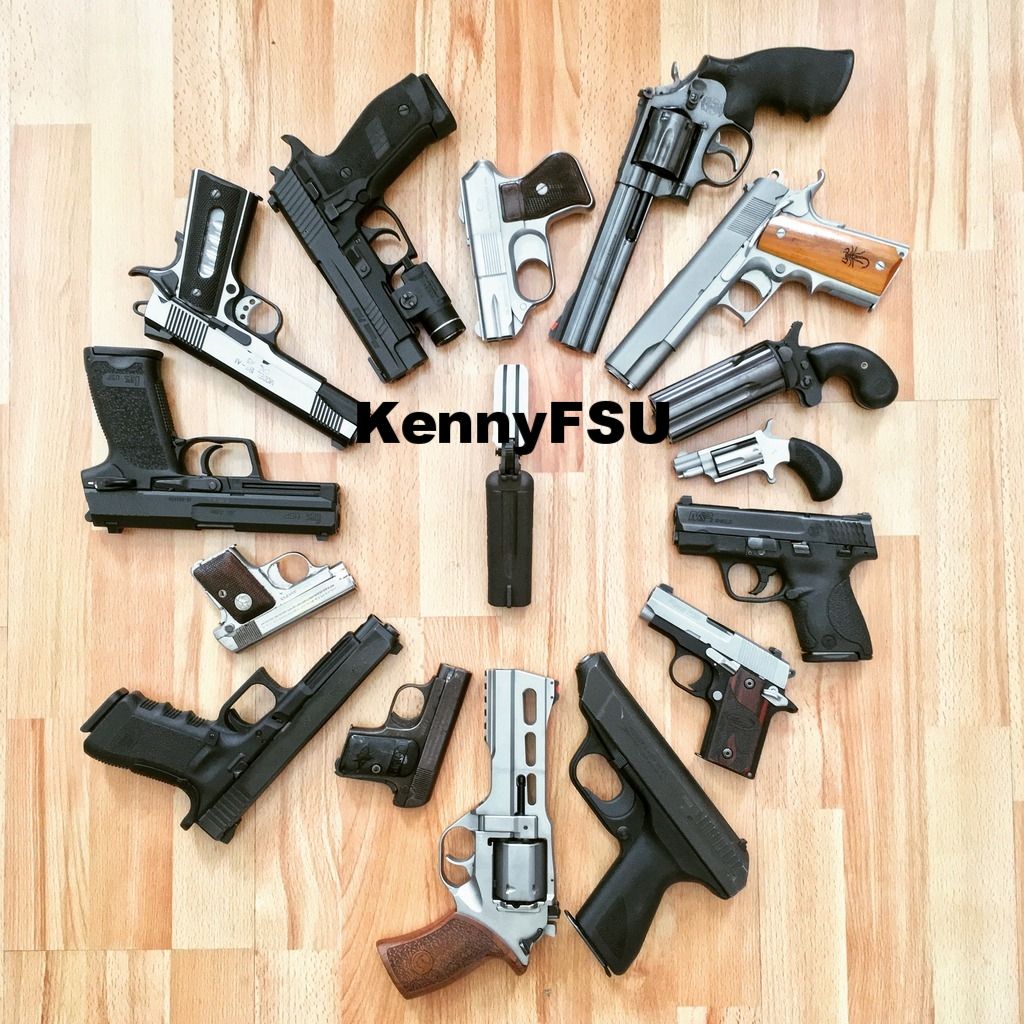 My "wheel of guns" attempt National Gun Forum