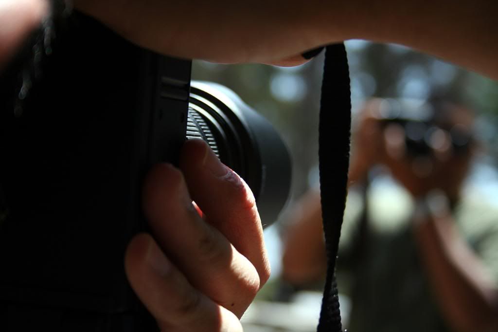 Me shooting Bob shooting Anthony shooting Bob. Me shooting Bob shooting Anthony shooting Bob. Photo by me.