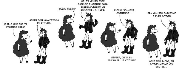 atitude de imbecil