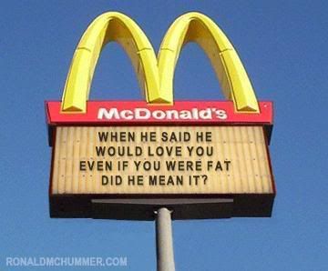Funny Fat McDonalds Sign Graphics, Wallpaper, & Images for Myspace ...