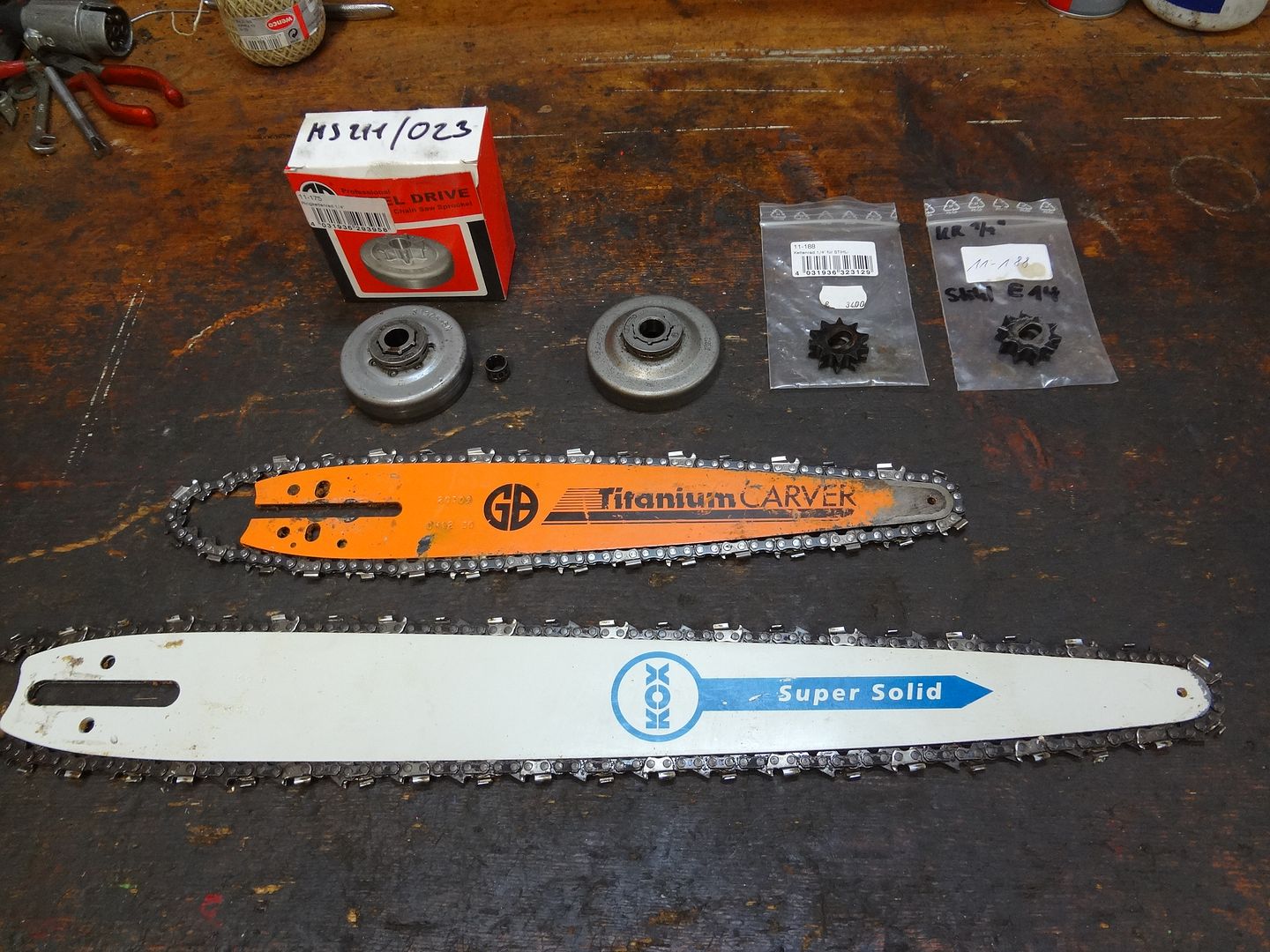 30cm Carving Schwert 1//4/" 1 Kette passend für Stihl MSE230