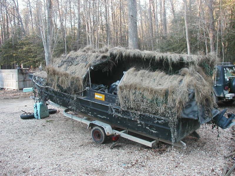 The wire I used was 4" welded with a vinyl skin over it , then camo