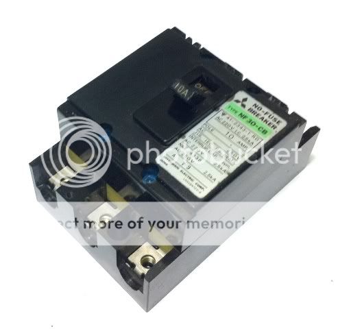 MITSUBISHI NO FUSE BREAKER NF30 CB AC250V 10AMP  