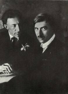 Блок и Чуковский. 25 апреля 1921 года. Фото (с) М.Наппельбаум