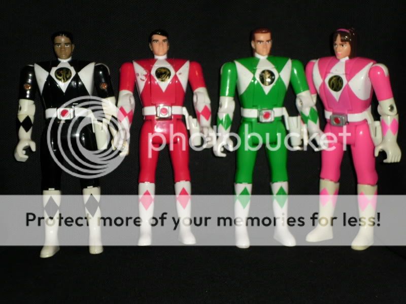   Mighty Morphin Power Rangers Auto Morphin Action Figure Lot  