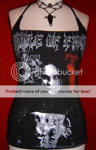 CRADLE OF FILTH diy tank top goth rock metal girly t shirt XS S M L XL 