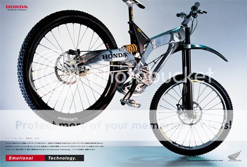 honda downhill mountain bike